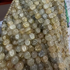(da14) 10-50gam đá nứt, đá tuyết đa sắc nhân tạo 8mm nhiều màu làm vòng tay, vòng cổ phong thuỷ,
