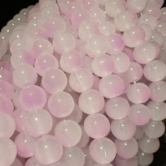 (DA9) 10-50gam đá ngọc 2 màu nhân tạo 10mm nhiều màu làm vòng tay, vòng cổ phong thuỷ