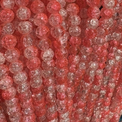 (da06) 50gam Đá tuyết đa màu size 8mm có lỗ xỏ làm vòng tay, vòng cổ phong thuỷ, thời trang
