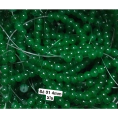 25g Đá 4mm giả ngọc có lỗ xỏ làm vòng tay vòng cổ (DA01)