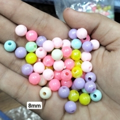 10- 50g hạt nhựa tròn bóng ánh cừ