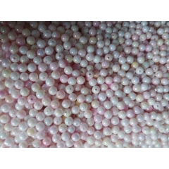 50gam hạt nhựa 6mm/8mm/10mm đa sắc bóng cừ có lỗ xỏ làm vòng hạt, trang trí làm thủ công