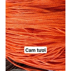 5-10met size 1.5mm dây bông se 3 sợi làm vòng tay, trang trí thủ công handmade, nguyên liệu dây thủ công mỹ nghệ