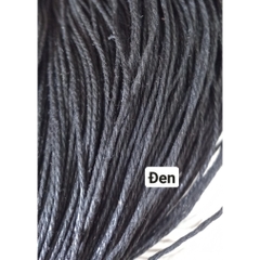 5-10met size 1.5mm dây bông se 3 sợi làm vòng tay, trang trí thủ công handmade, nguyên liệu dây thủ công mỹ nghệ