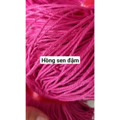 5-10met size 1.5mm dây bông se 3 sợi làm vòng tay, trang trí thủ công handmade, nguyên liệu dây thủ công mỹ nghệ