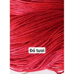 5-10met size 1.5mm dây bông se 3 sợi làm vòng tay, trang trí thủ công handmade, nguyên liệu dây thủ công mỹ nghệ