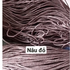 5-10met size 1.5mm dây bông se 3 sợi làm vòng tay, trang trí thủ công handmade, nguyên liệu dây thủ công mỹ nghệ