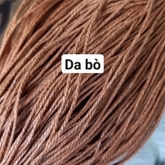 5-10met size 1.5mm dây bông se 3 sợi làm vòng tay, trang trí thủ công handmade, nguyên liệu dây thủ công mỹ nghệ