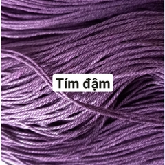 5-10met size 1.5mm dây bông se 3 sợi làm vòng tay, trang trí thủ công handmade, nguyên liệu dây thủ công mỹ nghệ