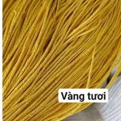 5-10met size 1.5mm dây bông se 3 sợi làm vòng tay, trang trí thủ công handmade, nguyên liệu dây thủ công mỹ nghệ