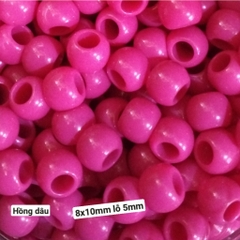 10g-50g hạt nhựa lỗ  lớn 8x10mm lỗ 5mm