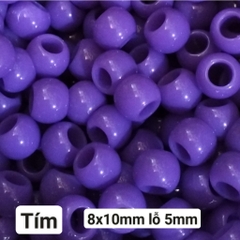 10g-50g hạt nhựa lỗ  lớn 8x10mm lỗ 5mm