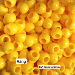 10g-50g hạt nhựa lỗ  lớn 8x10mm lỗ 5mm