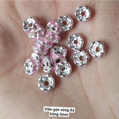 100 viên charm chặn, charm bánh xe size từ 6 đến 10mm