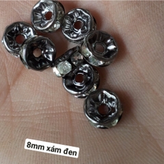 100 viên charm chặn, charm bánh xe size từ 6 đến 10mm