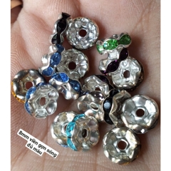 100 viên charm chặn, charm bánh xe size từ 6 đến 10mm