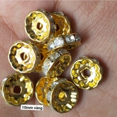 100 viên charm chặn, charm bánh xe size từ 6 đến 10mm
