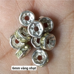 10-50 viên charm chặn, charm bánh xe 6-8-10-12mm