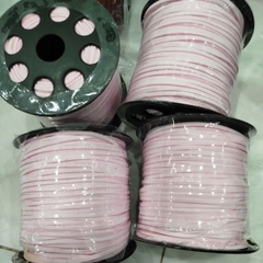 1 cuộn dây da lộn 2mm , dây da nhung, dây nhung làm vòng, dây đan vòng tay, vòng cổ