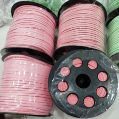 1 cuộn dây da lộn 2mm , dây da nhung, dây nhung làm vòng, dây đan vòng tay, vòng cổ