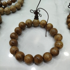 vòng tay 108 hạt, vòng tay gỗ mun đuôi công size 6mm, 8mm