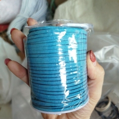 1 cuộn dây da lộn 2mm , dây da nhung, dây nhung làm vòng, dây đan vòng tay, vòng cổ
