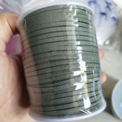 1 cuộn dây da lộn 2mm , dây da nhung, dây nhung làm vòng, dây đan vòng tay, vòng cổ