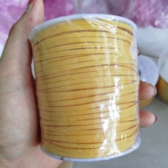1 cuộn dây da lộn 2mm , dây da nhung, dây nhung làm vòng, dây đan vòng tay, vòng cổ