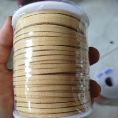 1 cuộn dây da lộn 2mm , dây da nhung, dây nhung làm vòng, dây đan vòng tay, vòng cổ