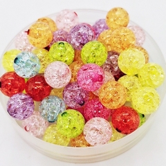 10-50gam hạt nhựa kiểu nứt 8mm, 10mm có lỗ xỏ làm vòng tay, vòng cổ , túi xách, làm handmade