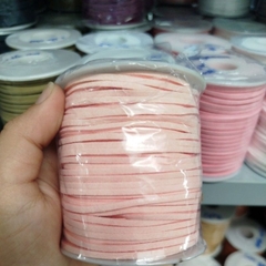 1 cuộn dây da lộn 2mm , dây da nhung, dây nhung làm vòng, dây đan vòng tay, vòng cổ