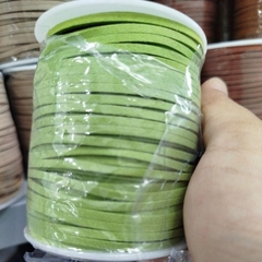 1 cuộn dây da lộn 2mm , dây da nhung, dây nhung làm vòng, dây đan vòng tay, vòng cổ