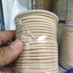 1 cuộn dây da lộn 2mm , dây da nhung, dây nhung làm vòng, dây đan vòng tay, vòng cổ