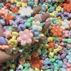 50-500gam charm to mix  ngẫu nhiên ,hạt charm holo  bóng đẹp có lỗ xỏ