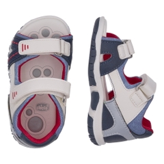 Sandal tập đi trẻ em Chicco Felce trắng