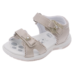 Sandal tập đi trẻ em Chicco Francia màu be