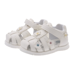 Sandal tập đi trẻ em Chicco Foggy hoa trắng