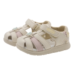 Sandal tập đi trẻ em Chicco Cromy màu be hồng