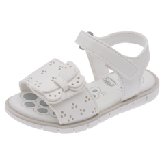 Sandal tập đi trẻ em Chicco Cristal bướm trắng