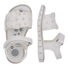 Sandal tập đi trẻ em Chicco Cristal bướm trắng