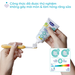 Kem đánh răng hương Chuối - Táo Chicco 6M+ (Mới)