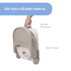 Ghế ăn dặm gấp gọn Chicco Pocket Snack Be Sữa