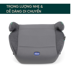 Ghế ô tô Chicco Quasar Fix ISOFIX - Màu ghi