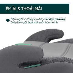 Ghế ô tô Chicco Quasar Fix ISOFIX - Màu ghi