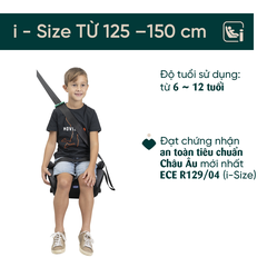 Ghế ô tô Chicco Quasar Fix ISOFIX - Màu ghi