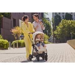 Xe đẩy 2 chiều gấp gọn tự động Bellagio - Màu be ánh kim