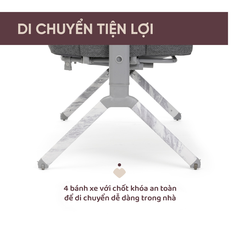 Cũi kề giường đa năng Chicco Next2me Armonia màu be