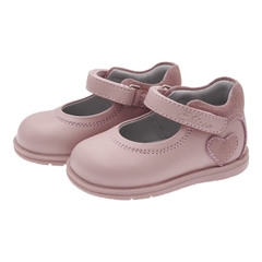 Giày tập đi trẻ em Chicco Ballerina màu hồng - 100% da
