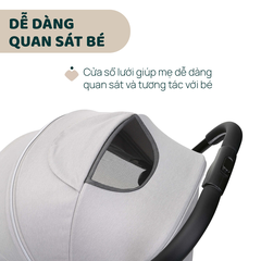 Xe đẩy gấp gọn tự động Chicco Goody Xplus - Màu Xám ngọc trai