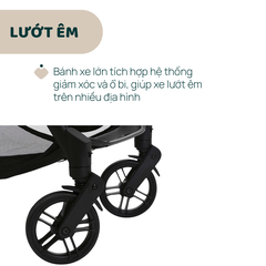 Xe đẩy gấp gọn tự động Chicco Goody Xplus - Màu Xanh ghi